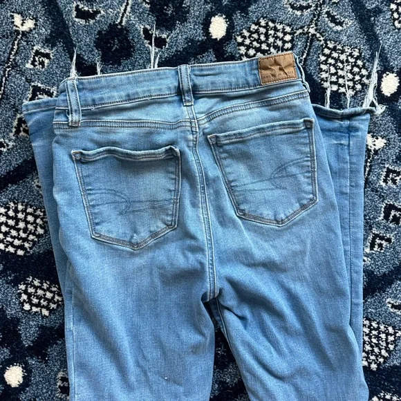 Light Blue Bootcut Jeans - Picture 3 of 4